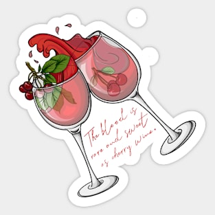 Cherry Wine - Hozier Sticker